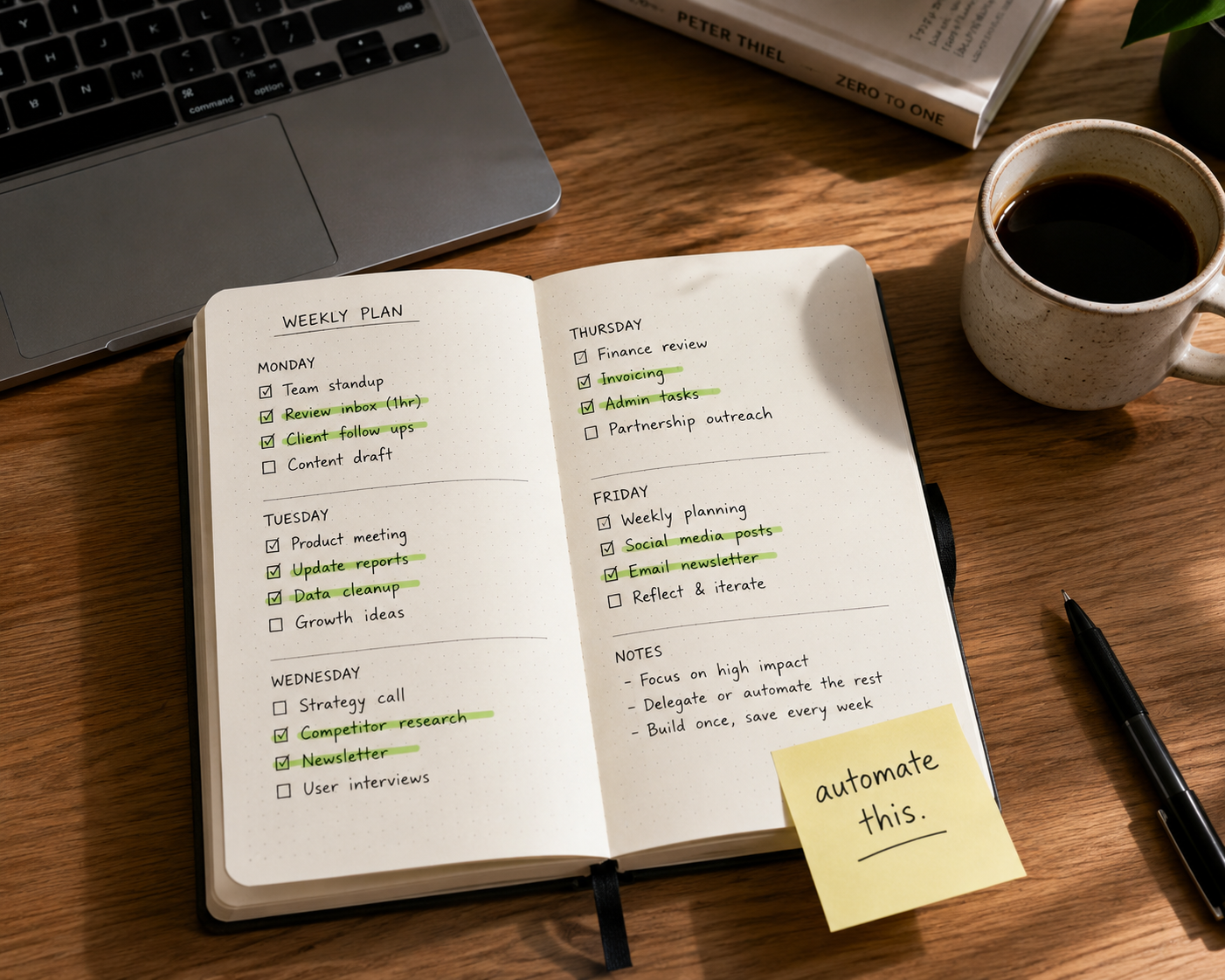 how to start using AI for business like an operator